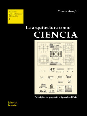 cover image of La arquitectura como ciencia